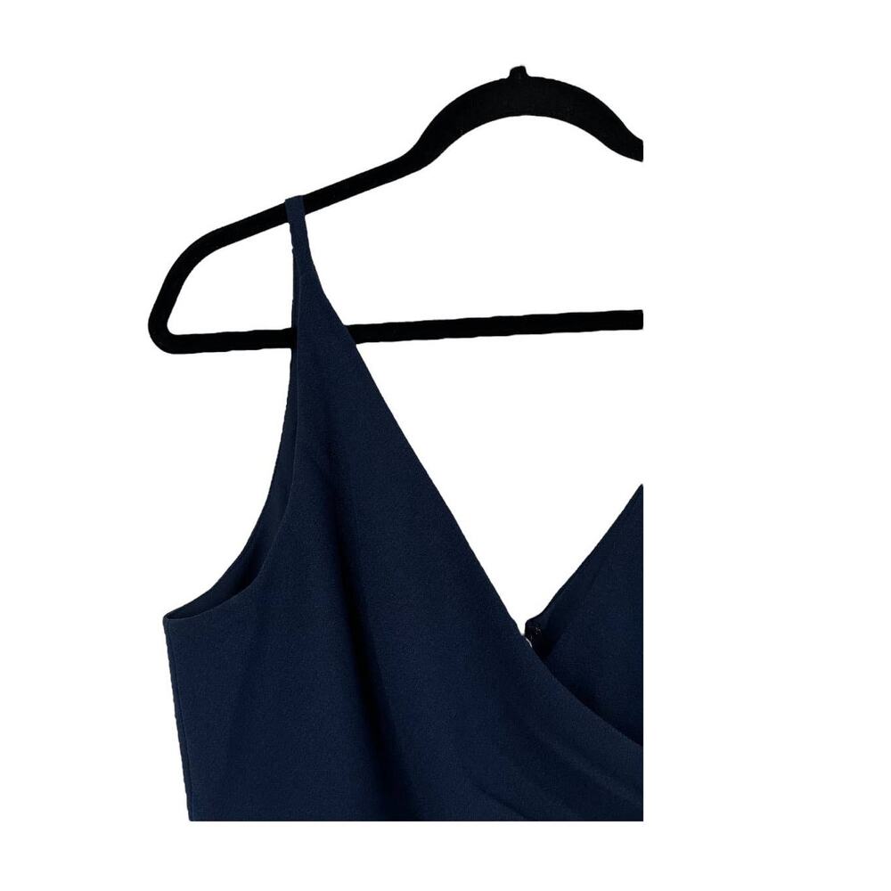 Dress the Population dress Anita crepe cocktail navy blue size Large L - Picture 2 of 4